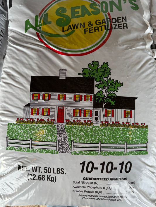10-10-10 Fertilizer 50# Bag