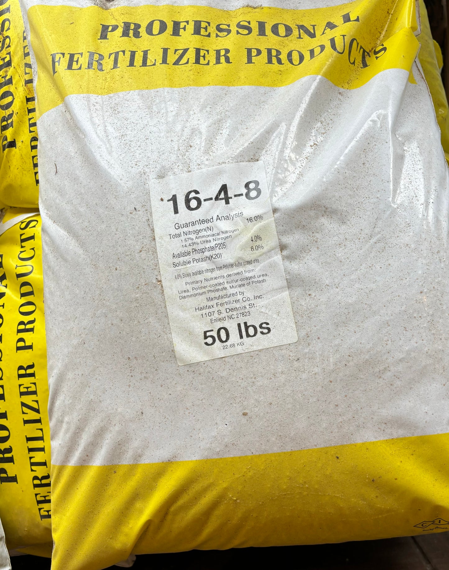 16-4-8 Fertilizer 50# Bag